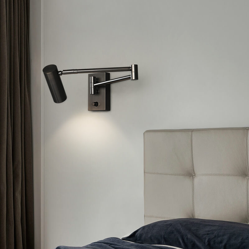 Nordic Copper Rotatable LED Reading Wall Light