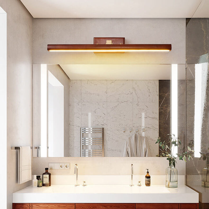Minimalist Cylinder Copper LED Vanity Light