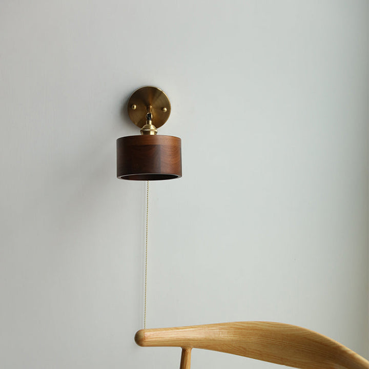 Nordic Round Copper Wall Sconce