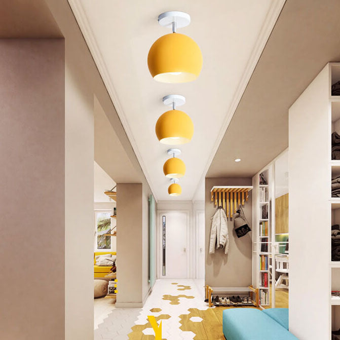 Nordic Dome Semi-Flush Ceiling Light