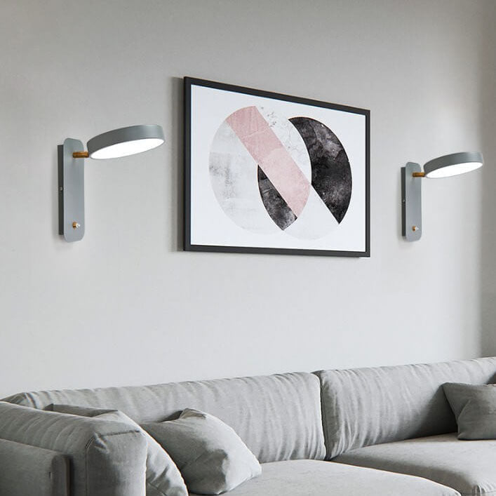 Nordic Round Rotatable LED Reading Wall Light
