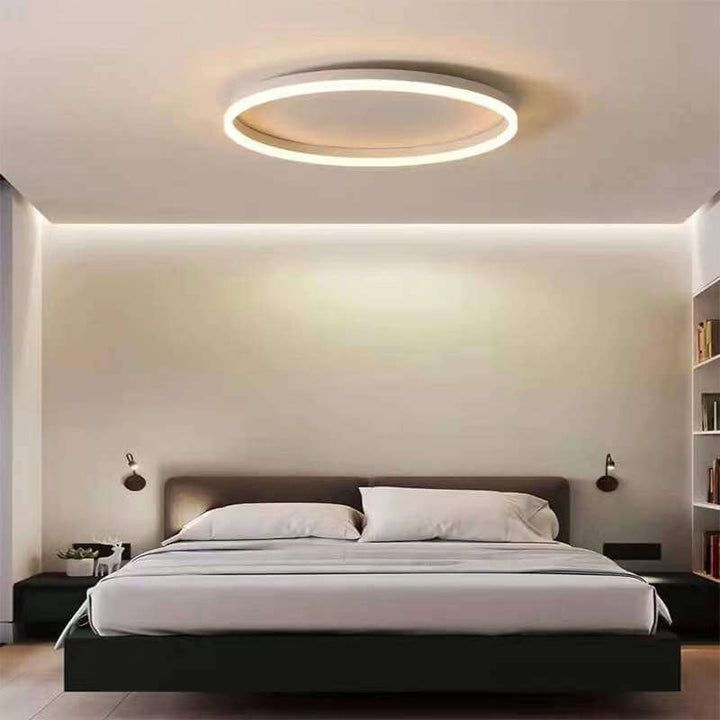 Minimalist Ring Acrylic LED Flush Mount Ceiling Light