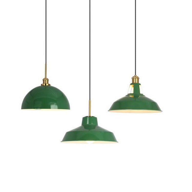 Industrial Dome Iron Pendant Light