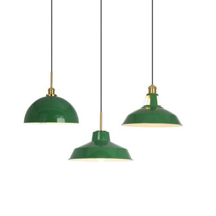 Industrial Dome Iron Pendant Light