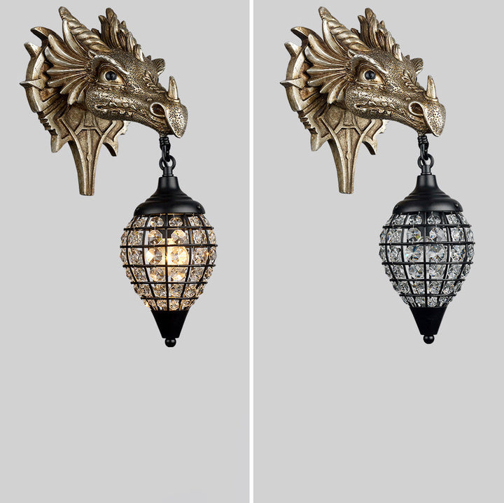 European Traditional Crystal Wall Sconce