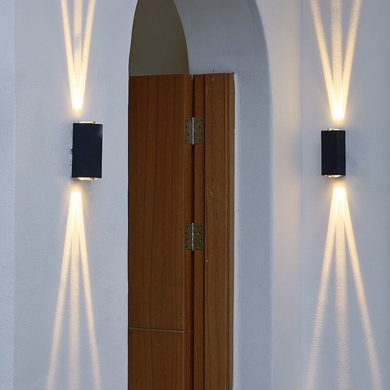 Minimalist Rectangular Aluminum LED Outdoor Wall Light