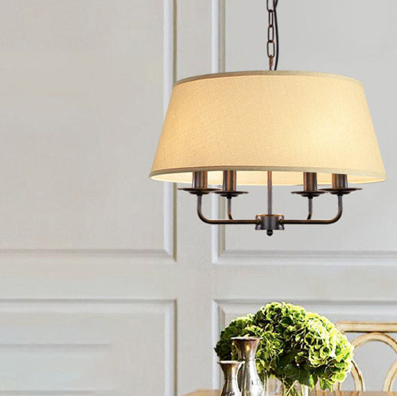 Vintage Iron 4-Light Pendant Light