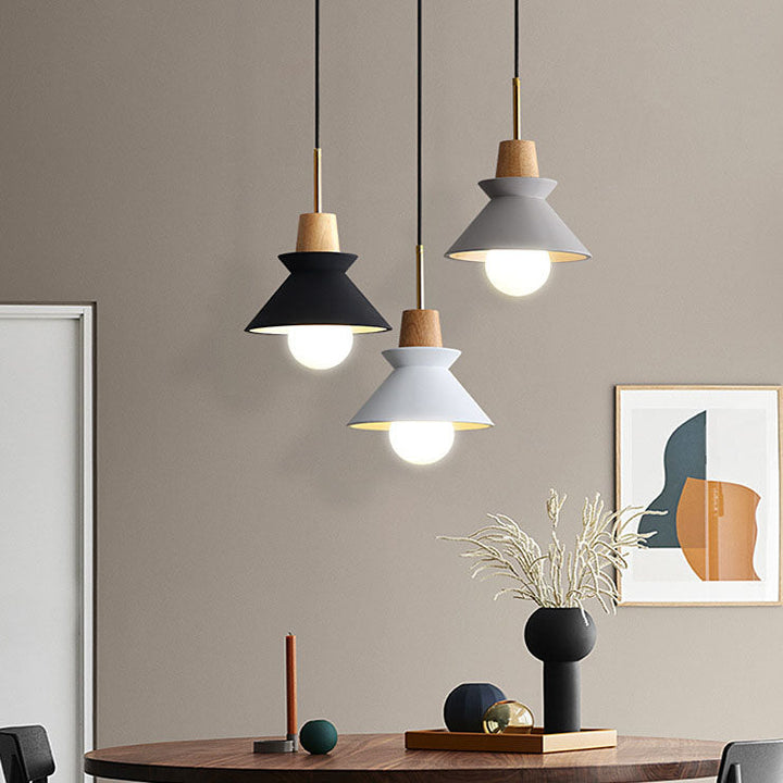 Minimalist Wood Pendant Light