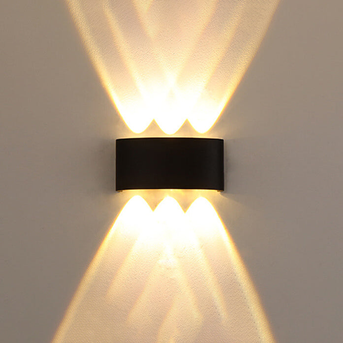 Modern Arc Waterproof LED Wall Sconce