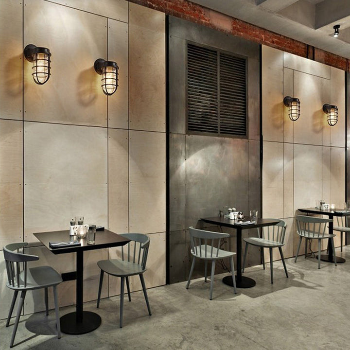 Contemporary Round Aluminum Waterproof Wall Sconce