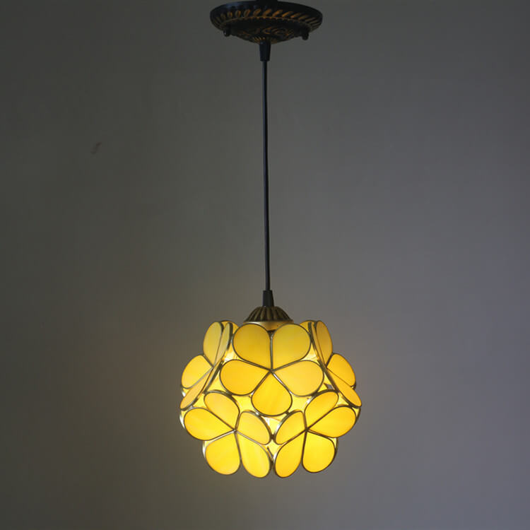 Vintage Glass Pendant Light