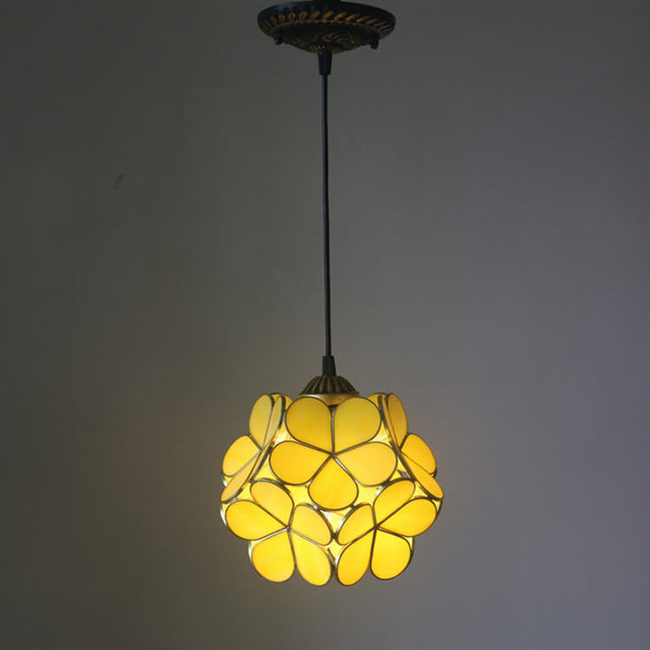 Vintage Glass Pendant Light