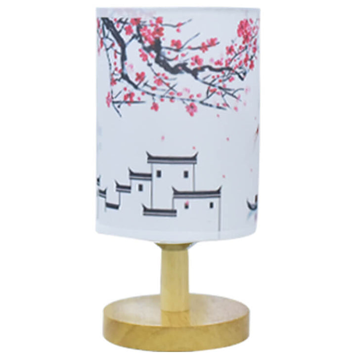 Minimalist Column Fabric LED Table Lamp