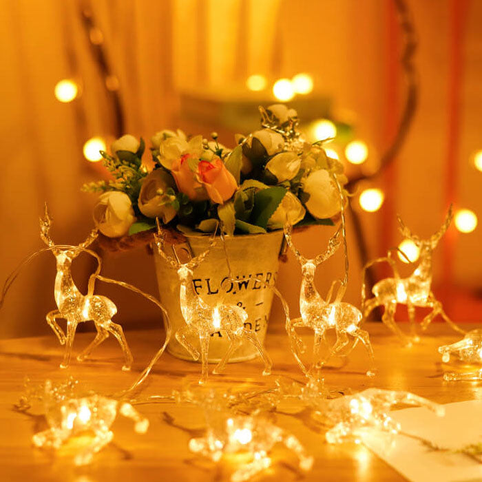 Elk LED Christmas String Lights