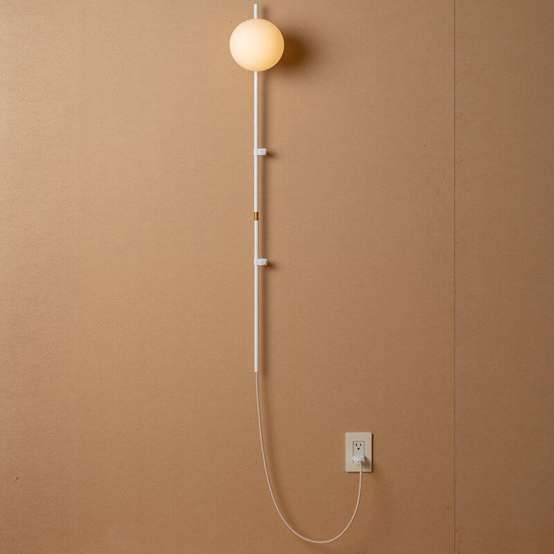 Long Minimalist Glass Wall Sconce