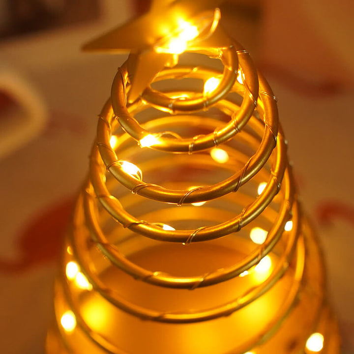 Spiral Star Christmas Night Light