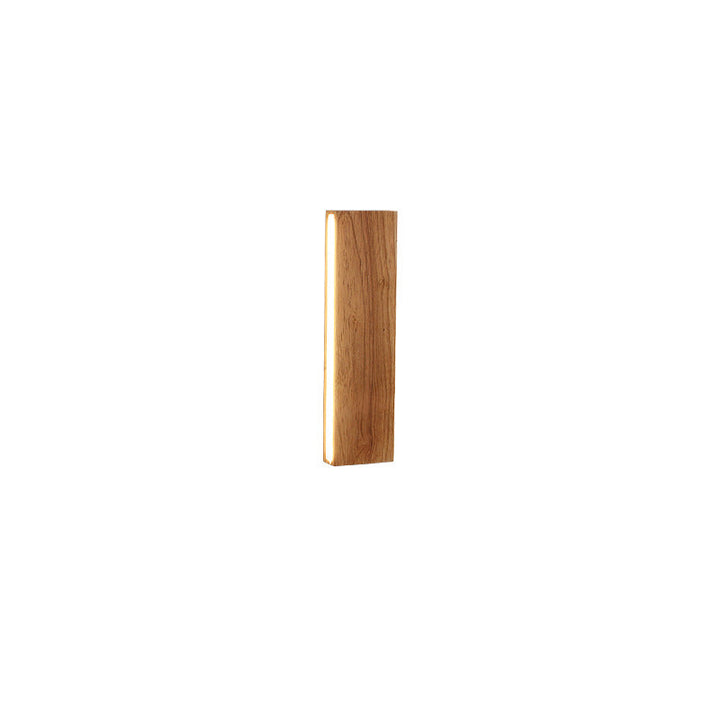 Strip Simple Solid Wood LED Wall Sconce