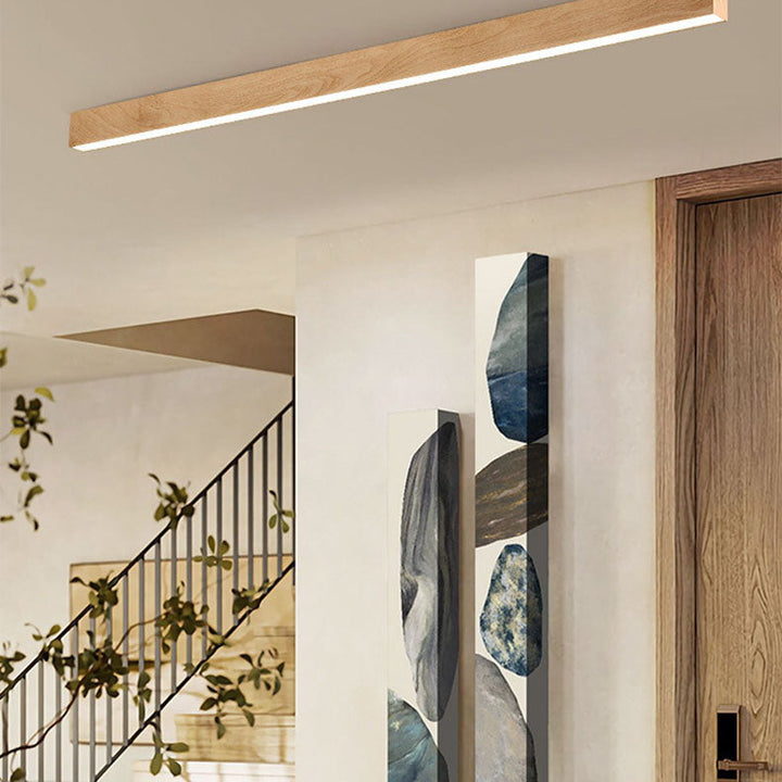 Minimalist Aluminum LED Flush Mount Ceiling Light