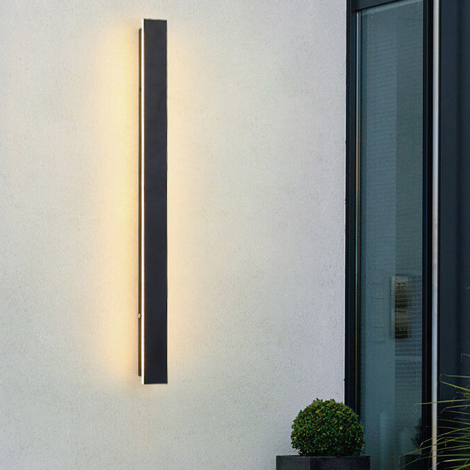 Retro Rectangular Waterproof LED Wall Sconce