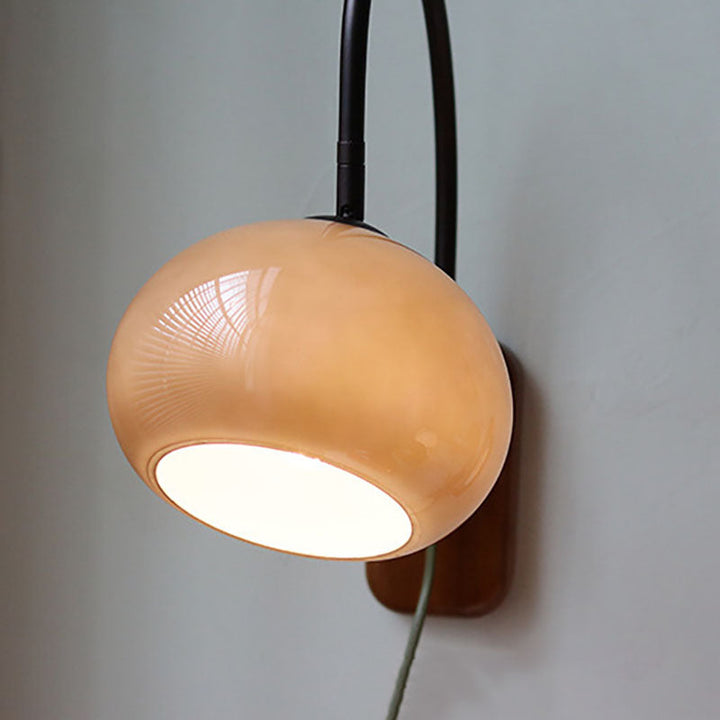 European Solid Wood Wall Sconce