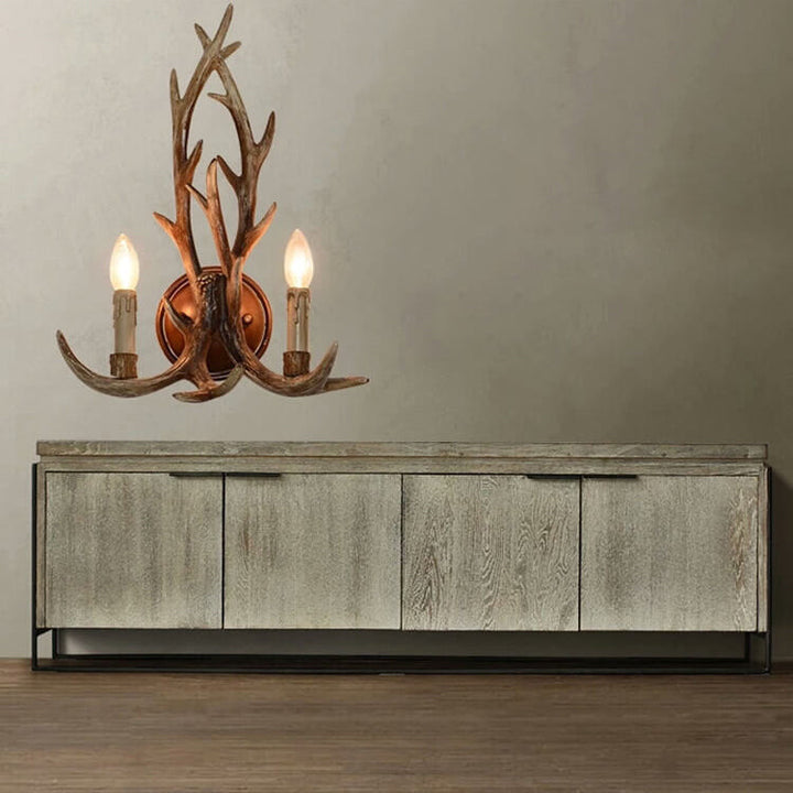 Industrial Resin 2-Light Wall Sconce