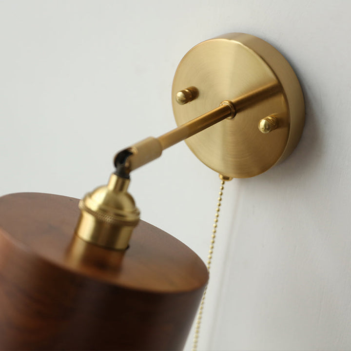 Nordic Round Copper Wall Sconce