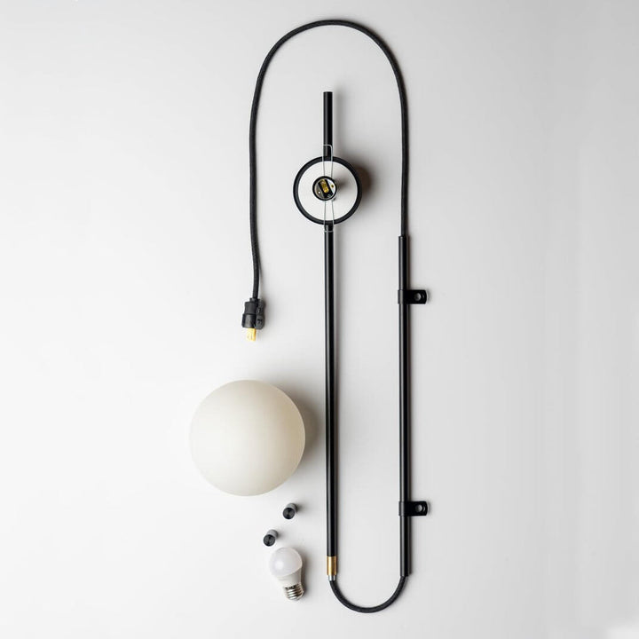 Long Minimalist Glass Wall Sconce