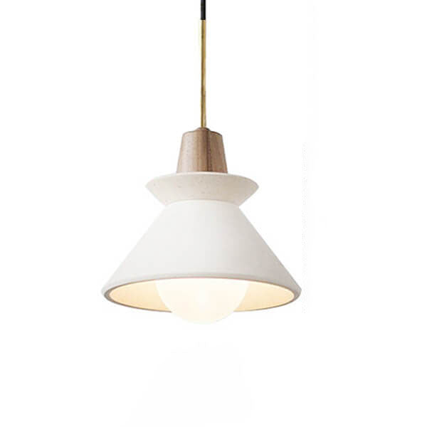 White Minimalist Pendant Light