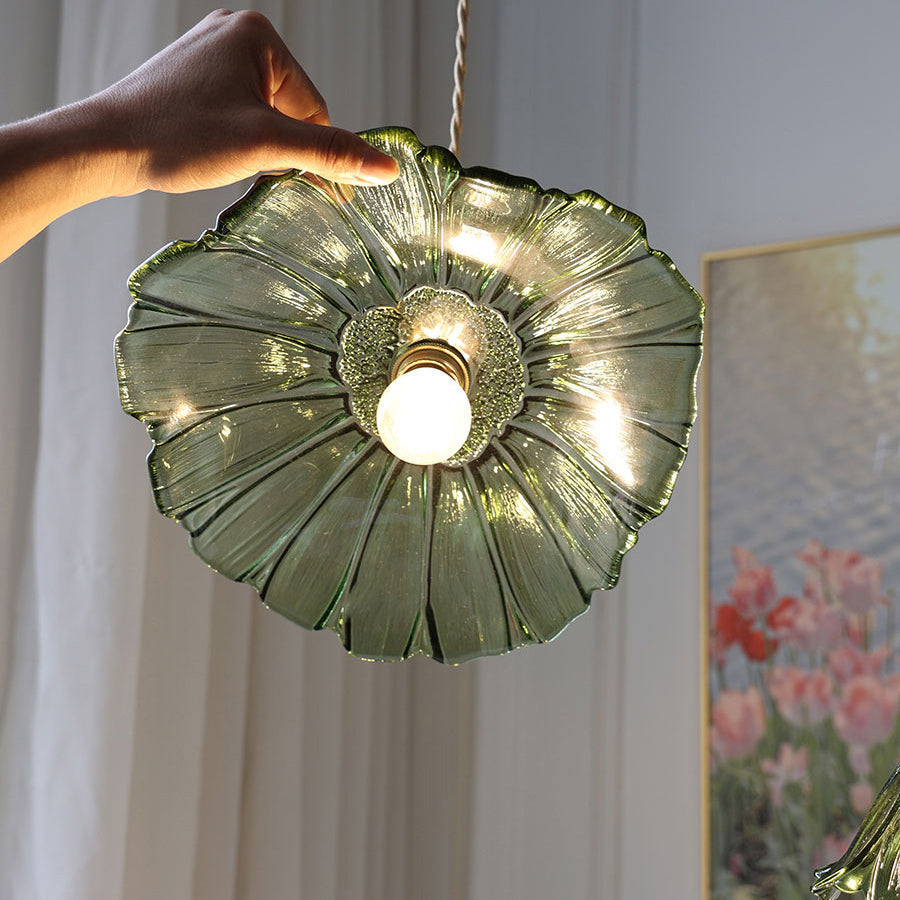 Art Deco Copper Pendant Light