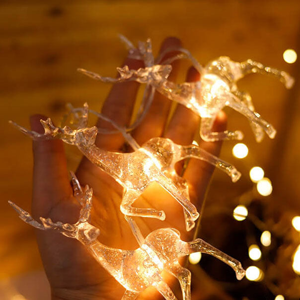 Elk LED Christmas String Lights