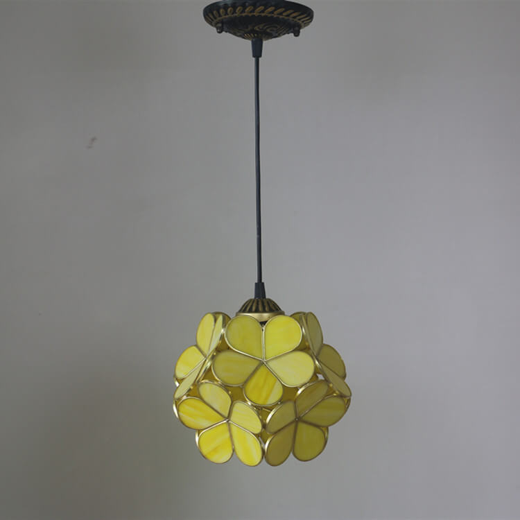 Vintage Glass Pendant Light