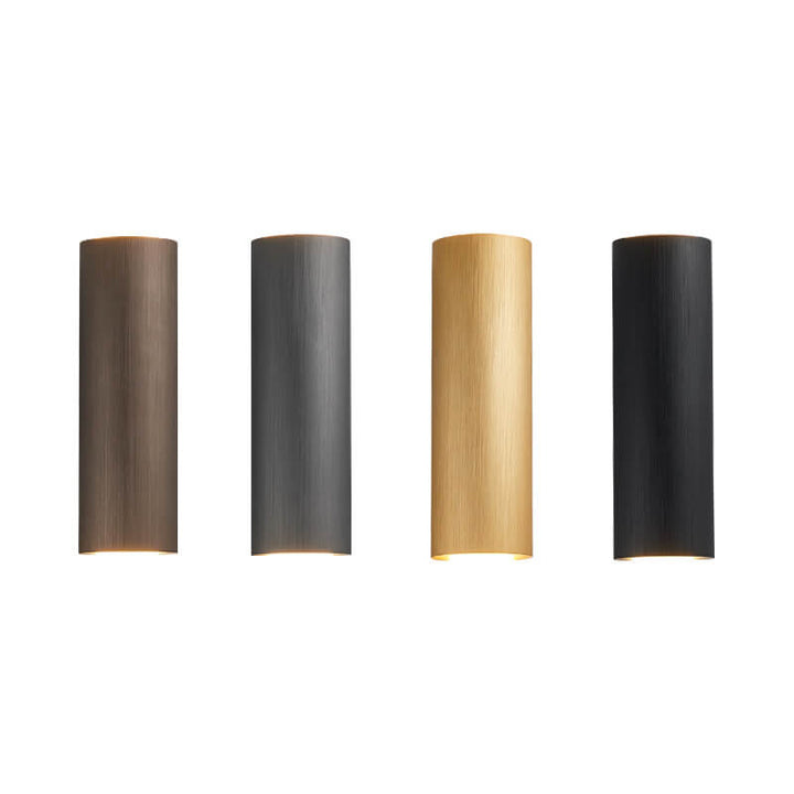 Minimalist Cylindrical Aluminum LED Wall Sconce