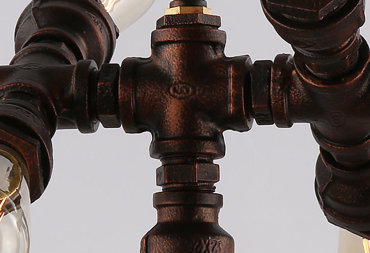 Industrial Iron 7-Light Chandelier