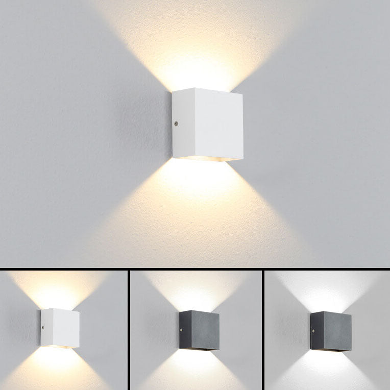Minimalist Square Aluminum LED Wall Sconce