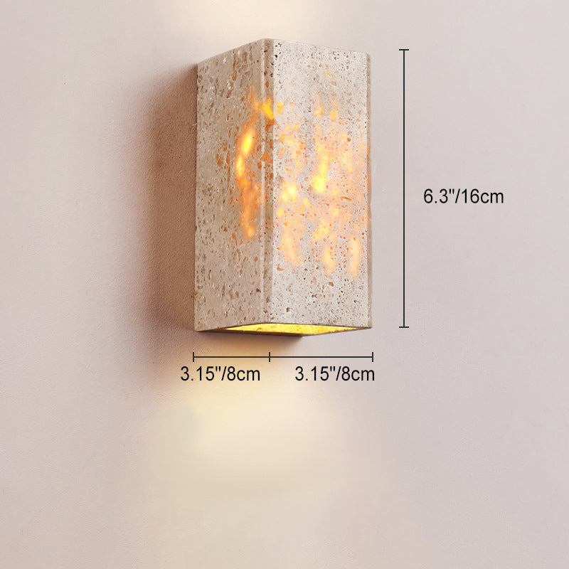 Traditional Square Waterproof LED Wall Sconce
