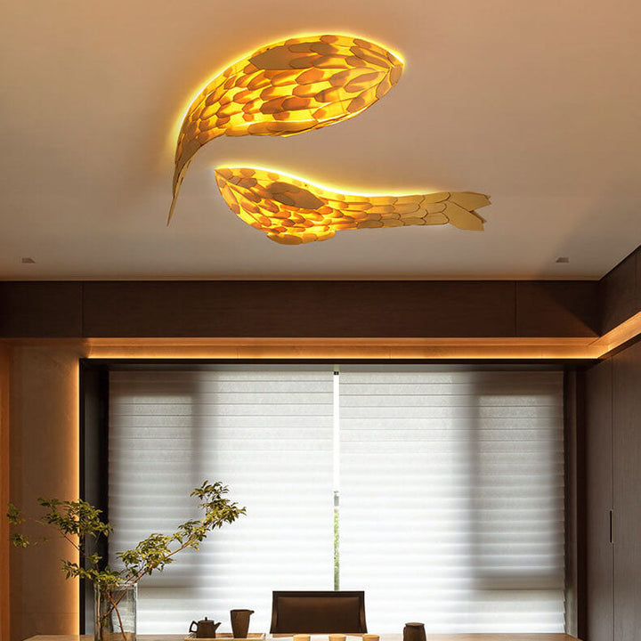 Modern Wood 4-Light Wall Sconce