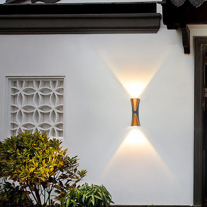 Simple Aluminum Waterproof LED Wall Sconce