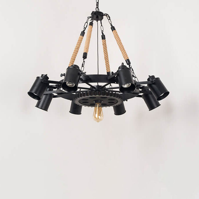 Contemporary 11-Light Chandelier