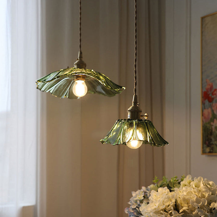Art Deco Copper Pendant Light