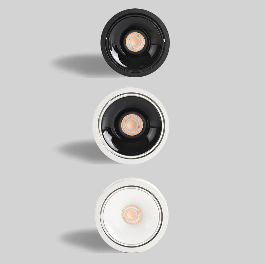 Minimalist Round Aluminum LED Flush Mount Ceiling Light