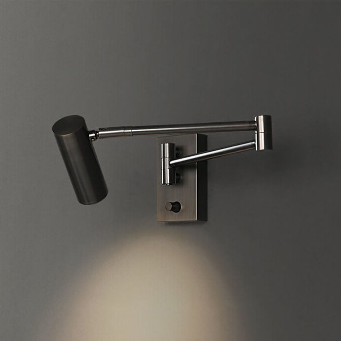 Nordic Copper Rotatable LED Reading Wall Light