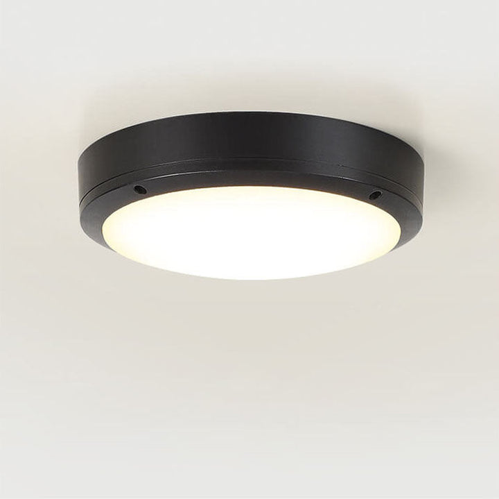 Minimalist Round Aluminum LED Flush Mount Ceiling Light 4
