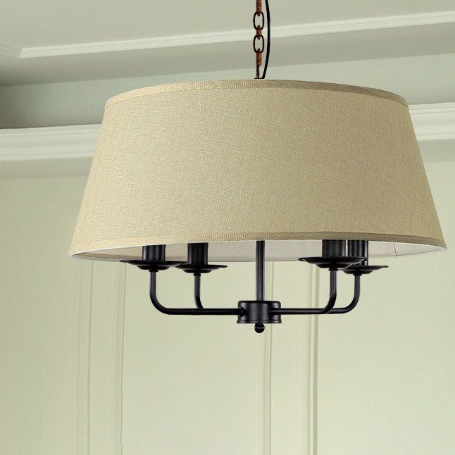 Vintage Iron 4-Light Pendant Light