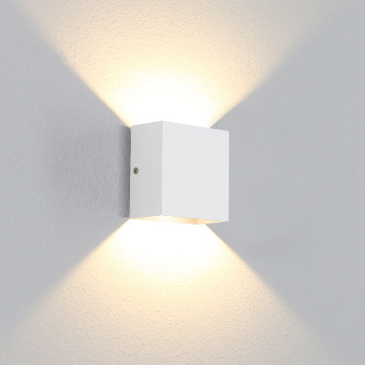 Minimalist Square Aluminum LED Wall Sconce