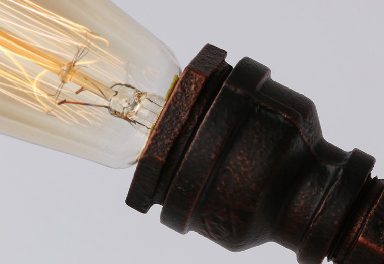 Industrial Iron 7-Light Chandelier