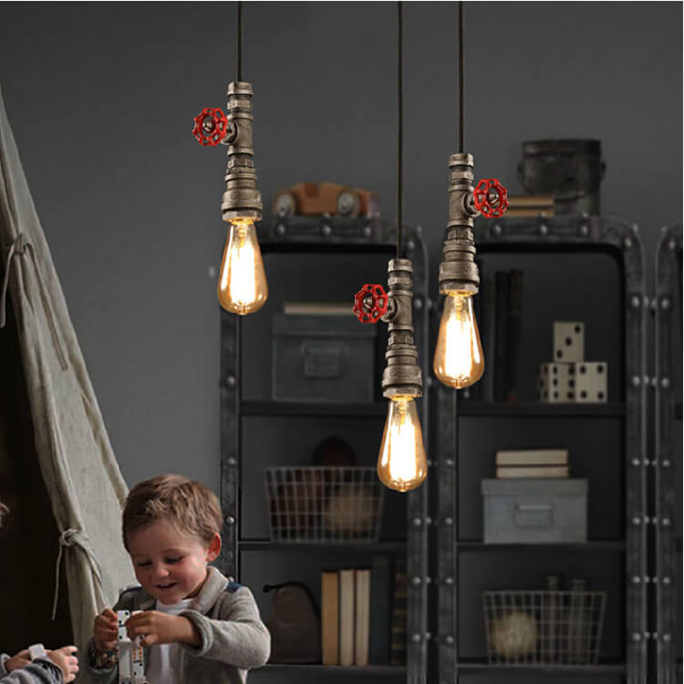 Industrial Metal Pendant Light