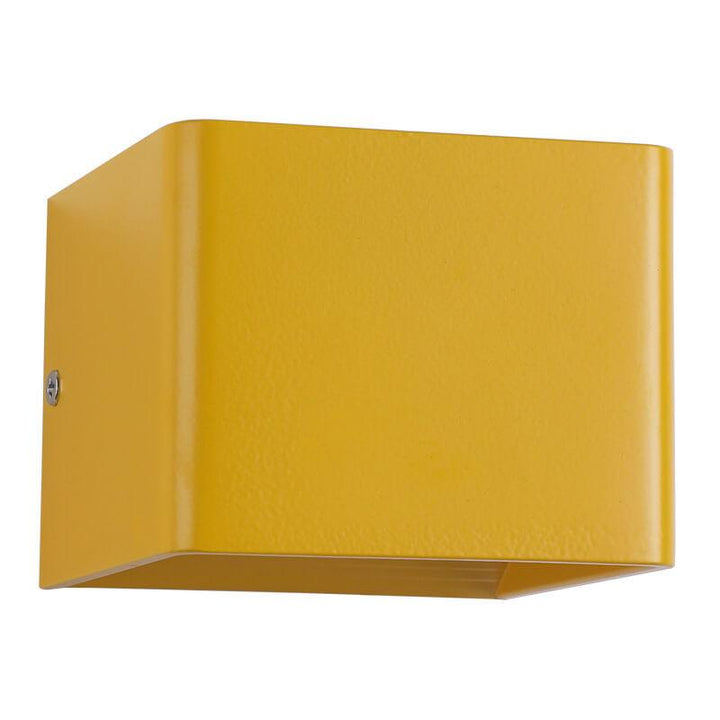 Multicolor Modern Square Aluminum LED Wall Sconce