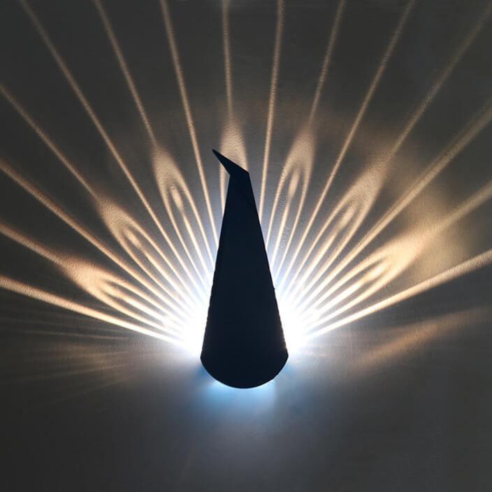 Minimalist Geometric Metal LED Wall Sconce