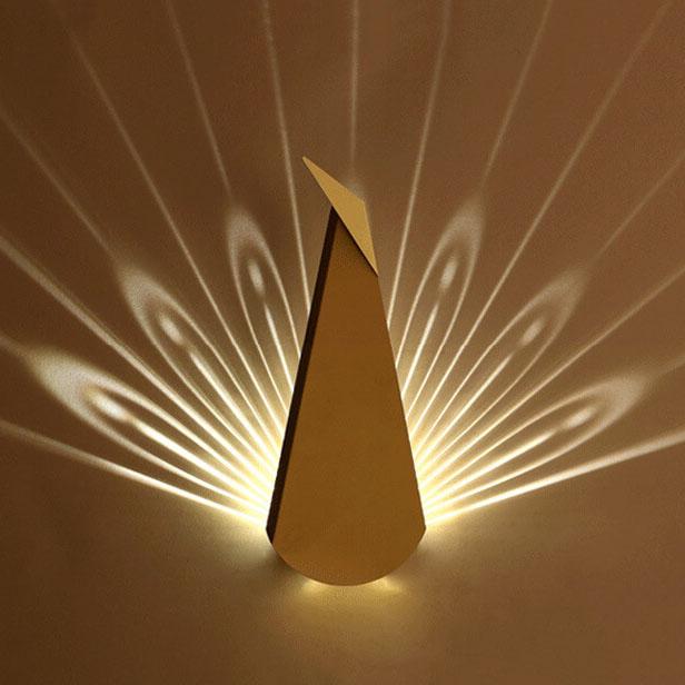 Minimalist Geometric Metal LED Wall Sconce