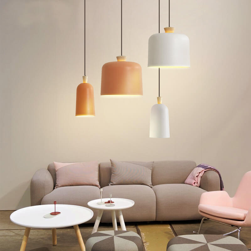 Modern Cylinder Aluminum Pendant Light
